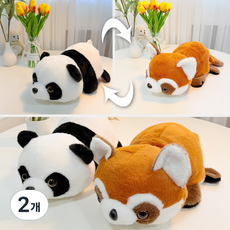 JL매직 팬더와너구리 변신하는 인형, 2개