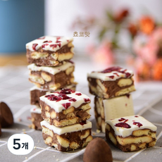 강남바나나 쫀득쿠키 쵸코맛 설화병 마시멜로 탕비실 간식, 5개, 250g