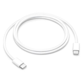Apple 60W USB-C 충전 케이블, 화이트, 1m, 1개