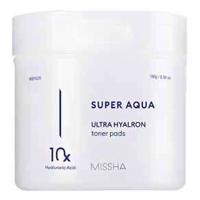 미샤 수퍼아쿠아 울트라 히알론 토너 패드, 180g, 90매입, 1개