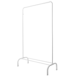 코멧 홈 베이직 스탠드 행거, 105, 37, 화이트, 155 cm, 1개
