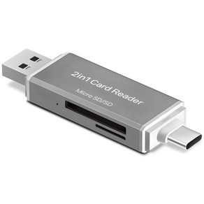 홈플래닛 C타입 USB 3.0 멀티 카드리더기 MSD/SD, 1개