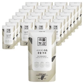 곡물도감 무가당 서리태 가득 콩물두유, 180ml, 60개