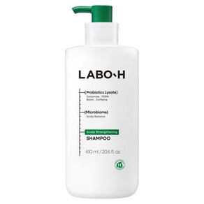 라보에이치 두피강화 클리닉 탈모증상완화 기능성 샴푸, 610ml, 1개