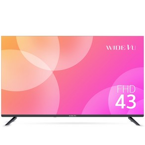 와이드뷰 FHD DLED 고화질 TV, 109cm(43인치), EKW43FT1, 스탠드형, 고객직접설치