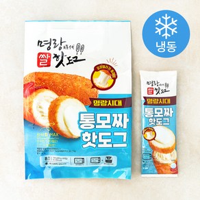 명랑시대쌀핫도그 통모짜 핫도그 (냉동), 90g, 1개입
