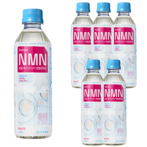 클룹 바이오티카 NMN 워터 이온음료 복숭아맛, 350ml, 6개