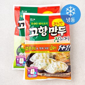 [로켓프레시] 고향만두 300g + 잡채가득 300g 세트 (냉동), 600g, 1세트