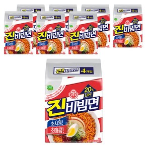 오뚜기 진비빔면, 156g, 32개