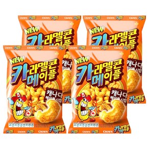 크라운 카라멜콘 메이플, 74g, 4개