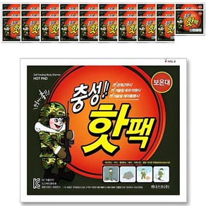 충성 포켓용 핫팩 대형, 160g, 60개