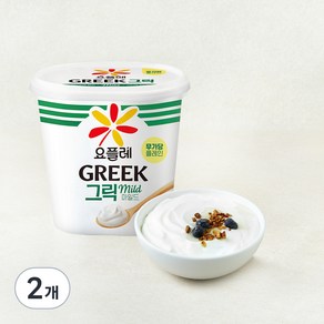 [로켓프레시] 요플레 그릭 마일드 요거트, 900g, 2개