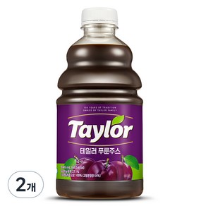 테일러 푸룬주스, 946ml, 2, 1개