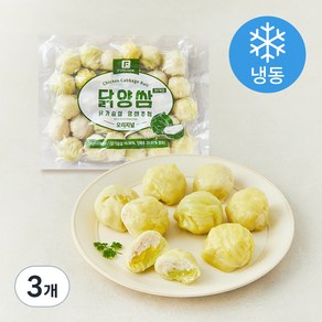 닭가슴살 양배추쌈 30구 (냉동), 1kg, 3개