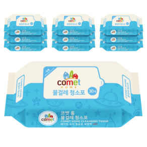 홈 물걸레 청소포 대형 리필 30매, 50g, 30개입, 10개