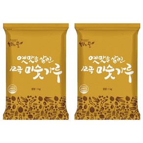 농부의뜰 12곡 미숫가루, 1kg, 2개
