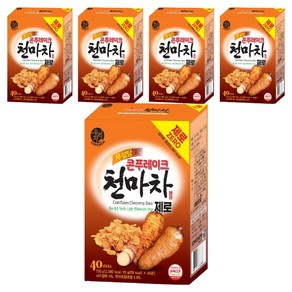 우리차 콘푸레이크 제로 천마차, 18g, 40개입, 5개