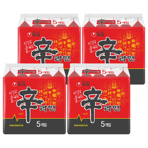 농심 신라면, 120g, 20개