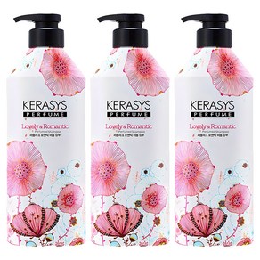 케라시스 퍼퓸 샴푸 러블리 앤 로맨틱, 980ml, 3개