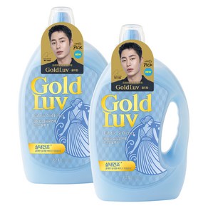 섬유유연제 자스민블루 본품, 3.2L, 2개
