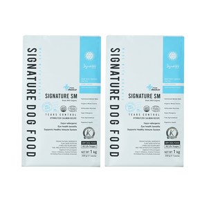 마이펫닥터 강아지 시그니처 티어스 컨트롤 기능성 사료, 눈물개선/눈건강, 1kg, 2개