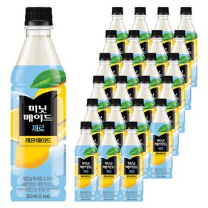 미닛메이드 레몬에이드 제로, 350ml, 24개