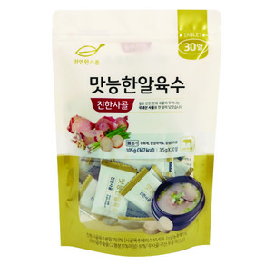 천연한스푼 석하 진한사골 맛능한알육수 30p, 105g, 1개