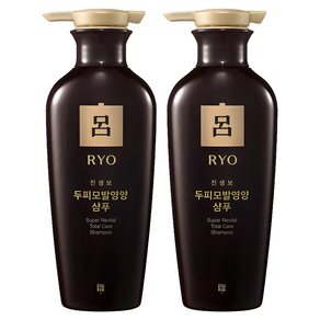려 진생보 두피모발영양 샴푸, 400ml, 2개
