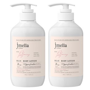 제이멜라 인 프랑스 바디 로션 블루밍 피오니, 500ml, 2개