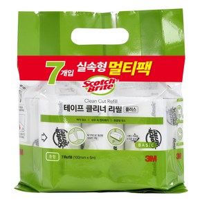 스카치브라이트 실속형 테이프 클리너 플러스 7p 세트 리필