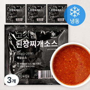 일사이공 고깃집 된장찌개 소스 4개입 (냉동), 400g, 3개