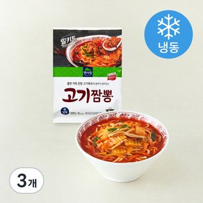 면사랑 고기짬뽕 1인분 (냉동), 358g, 3개