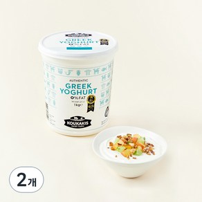 코우카키스 그릭요거트 0%, 1kg, 2개
