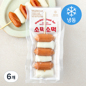 할머니분식 소떡소떡 (냉동), 130g, 6개
