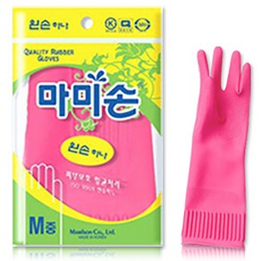 마미손 고무장갑 왼손만하나, 중(M), 1개