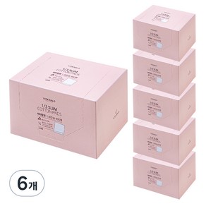 비타할로 1/3 촉촉슬림 화장솜, 400매입, 6개