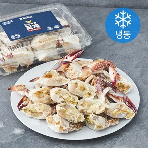 [로켓프레시] 바다미식회 살이꽉찬 국내산 손질꽃게 2절 (냉동), 1kg, 1개