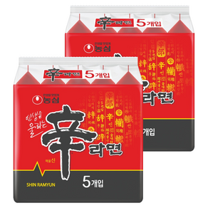 신라면 120g, 5개