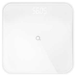 앳플리 가정용 LED 디지털 몸무게 체중계, 화이트, 1개