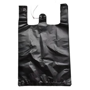 부국비닐봉투 손잡이 일반마트봉투3호 검정, 10L, 200개
