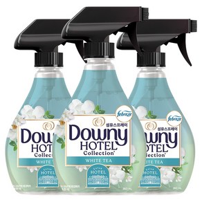 다우니 호텔 컬렉션 섬유스프레이 화이트티 향 본품, 360ml, 3개