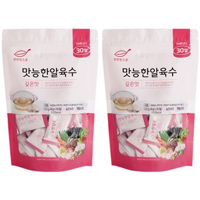 천연한스푼 맛능한알육수 깊은맛, 120g, 2개