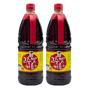 뚜레반 고추맛기름+, 1.8L, 2개