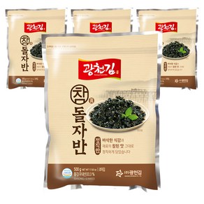 광천김 참 돌자반, 500g, 4개