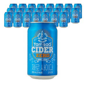 탐사 제로 사이다, 350ml, 24개