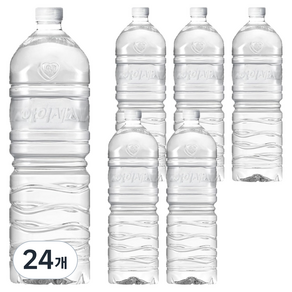 아이시스 생수 화이트캡 무라벨, 2L, 24개