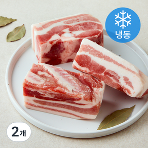 동원 수입산 삼겹살 수육용 (냉동), 700g, 2개