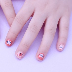 글로시블라썸 프린세스 젤리카 어린이 젤 네일 스트립, 위키미키, 1개