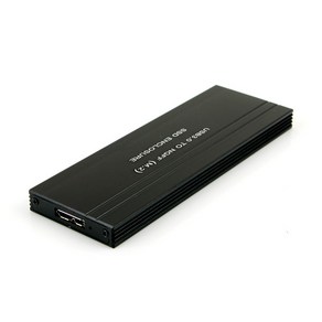 컴스 슬림 USB3.0 to NGFF SSD 외장 알루미늄 케이스 HB678