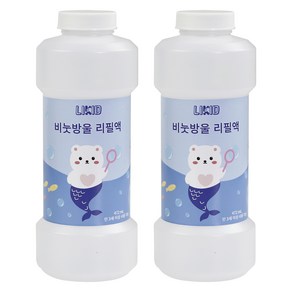 라이키드 비눗방울 리필액 LIK-BS03, 472ml, 2개